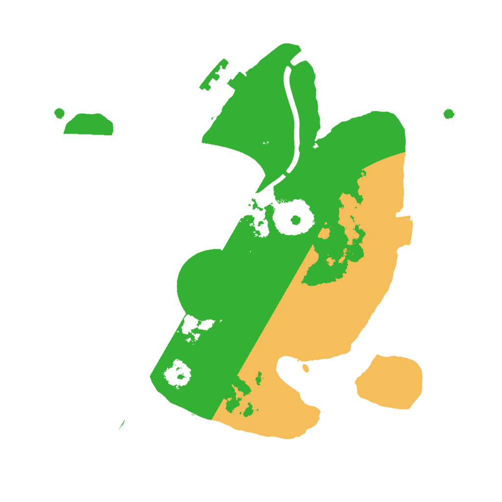 Biome Rust Map: Procedural Map, Size: 2000, Seed: 962410453