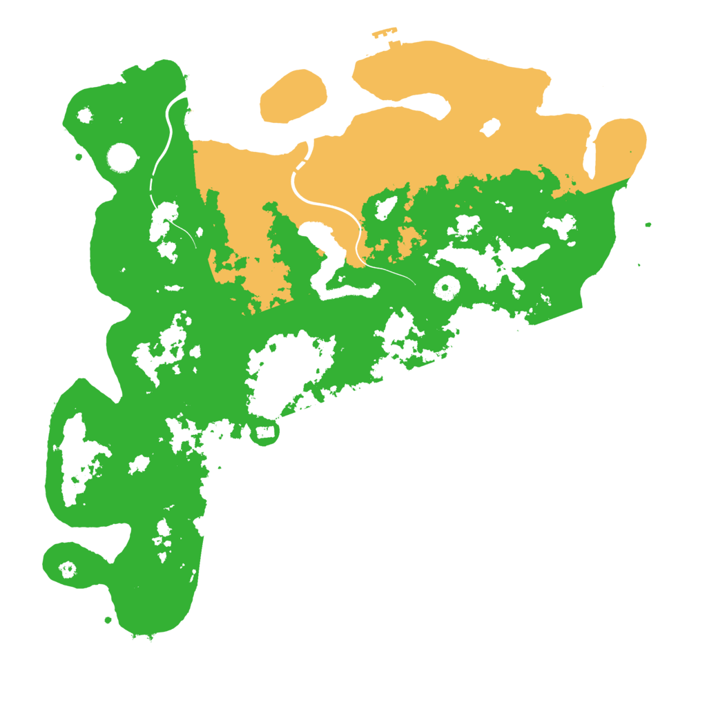 Biome Rust Map: Procedural Map, Size: 4255, Seed: 601156182
