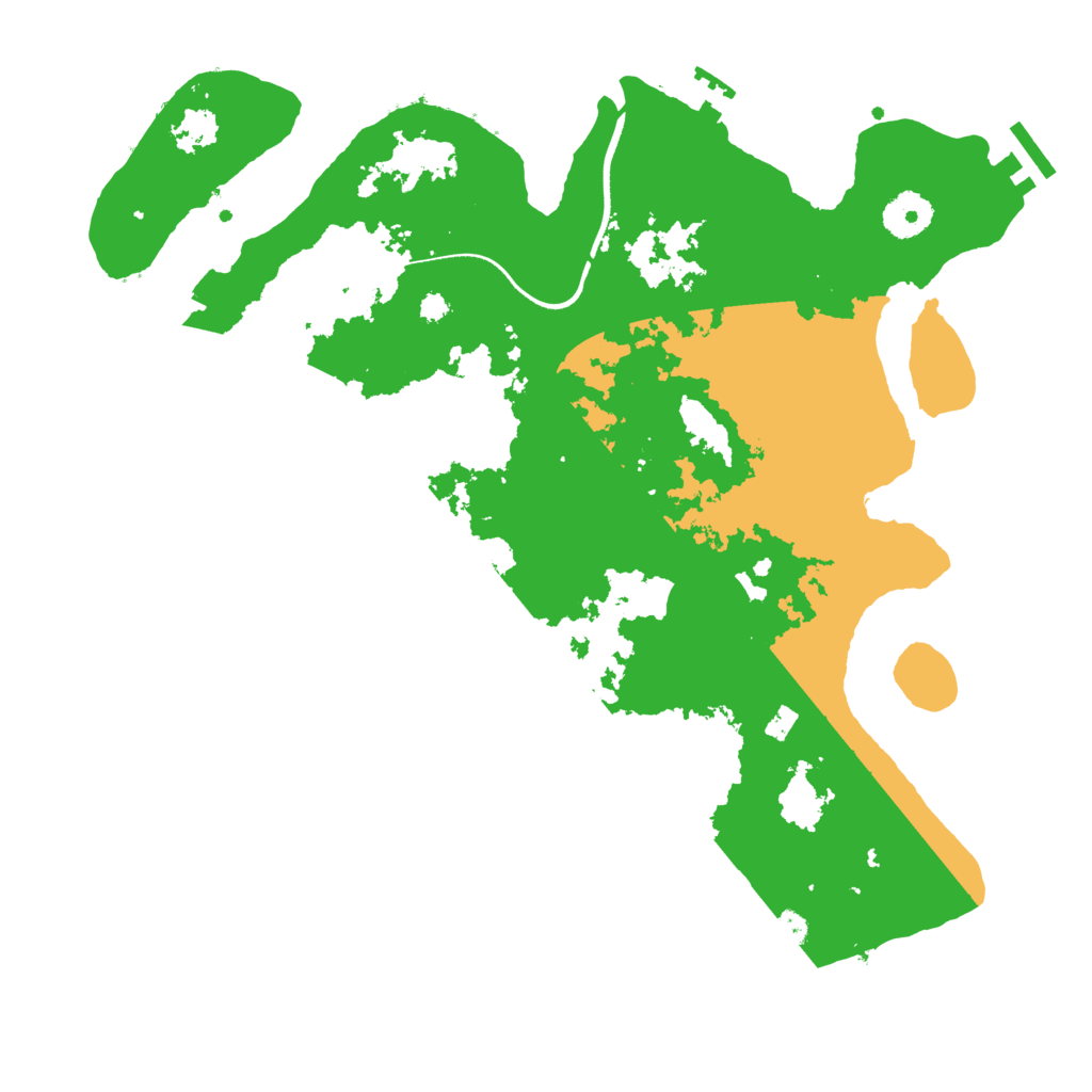 Biome Rust Map: Procedural Map, Size: 3500, Seed: 1968663512