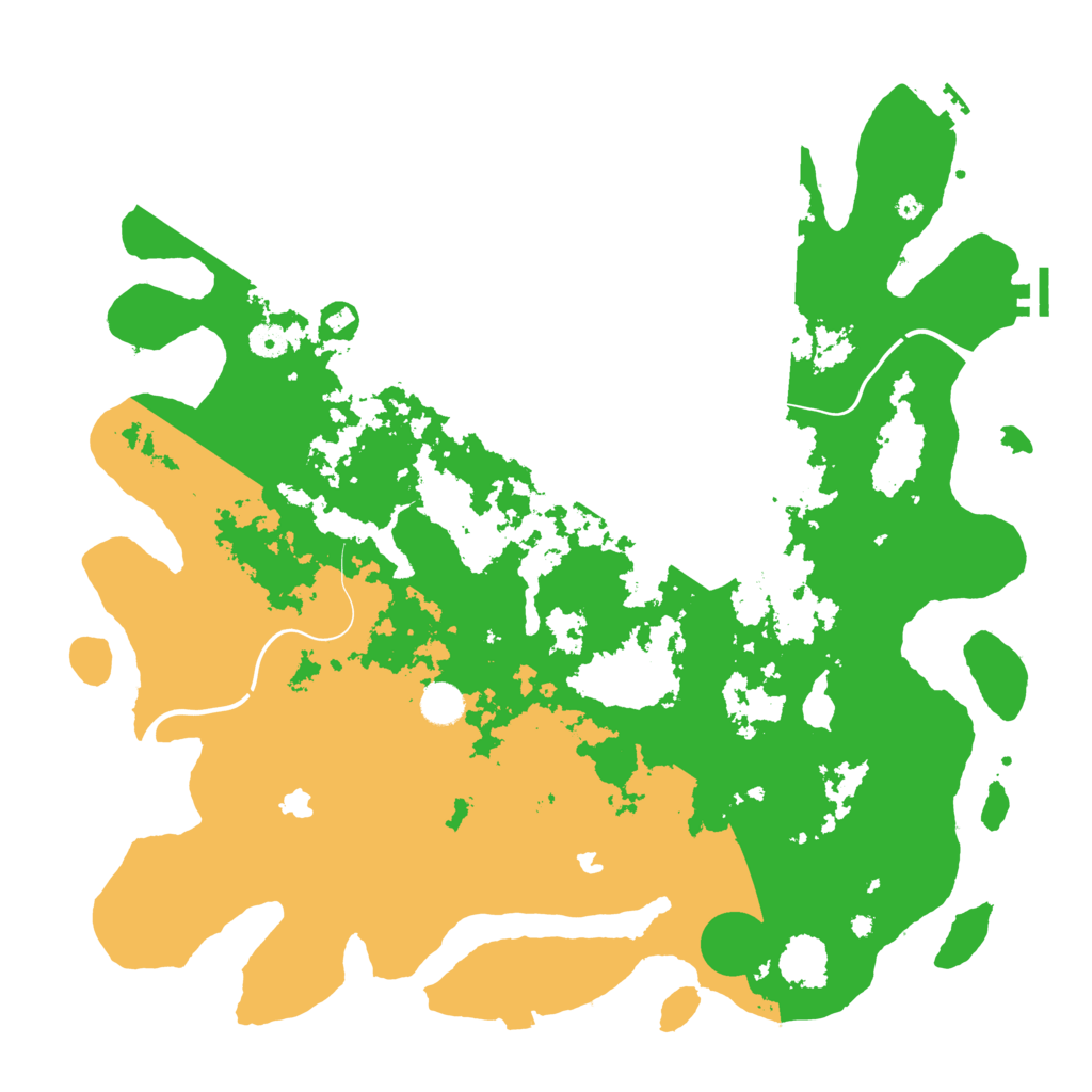 Biome Rust Map: Procedural Map, Size: 4500, Seed: 1008189312