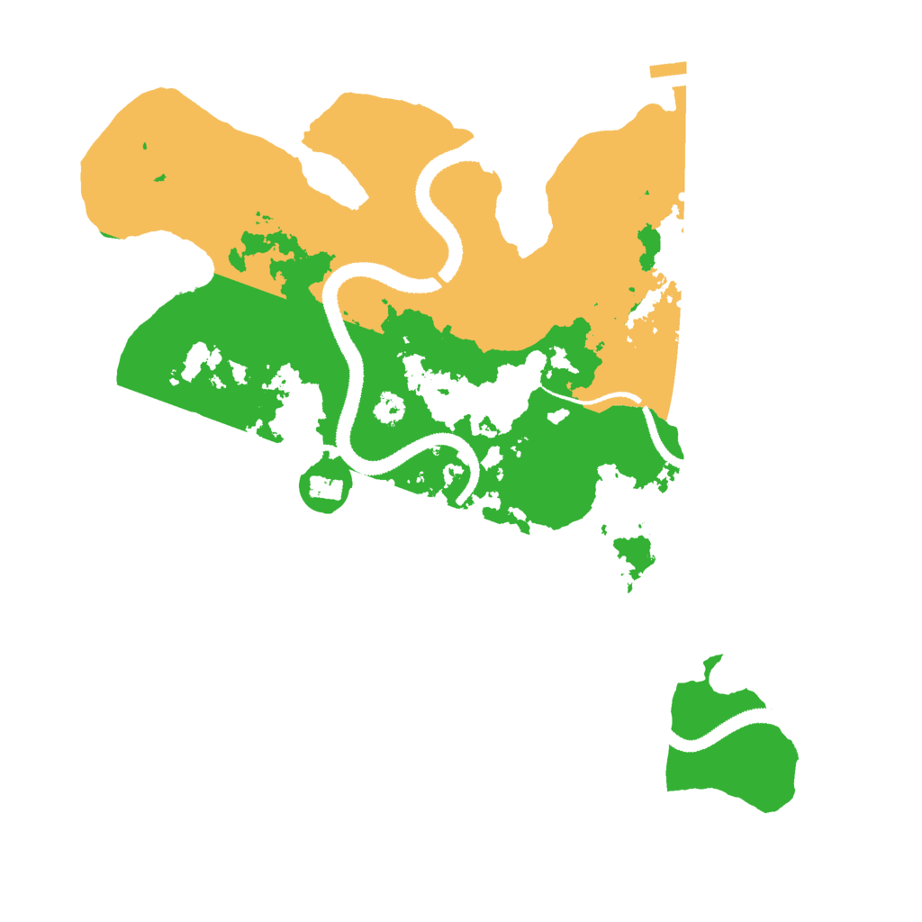 Biome Rust Map: Procedural Map, Size: 3000, Seed: 683741285