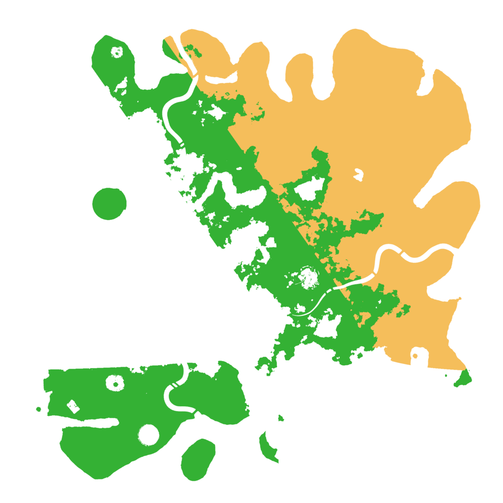 Biome Rust Map: Procedural Map, Size: 4250, Seed: 99409077