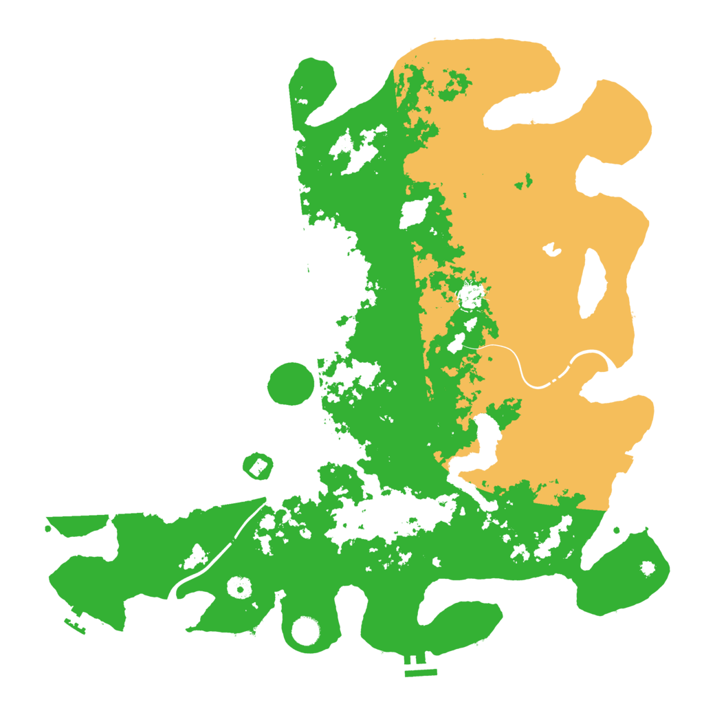 Biome Rust Map: Procedural Map, Size: 4400, Seed: 874224517