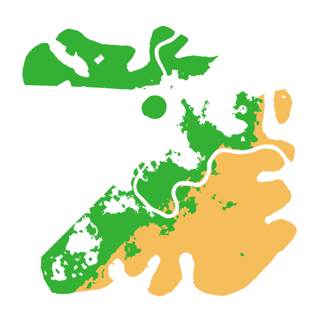 Biome Rust Map: Procedural Map, Size: 3666, Seed: 53535