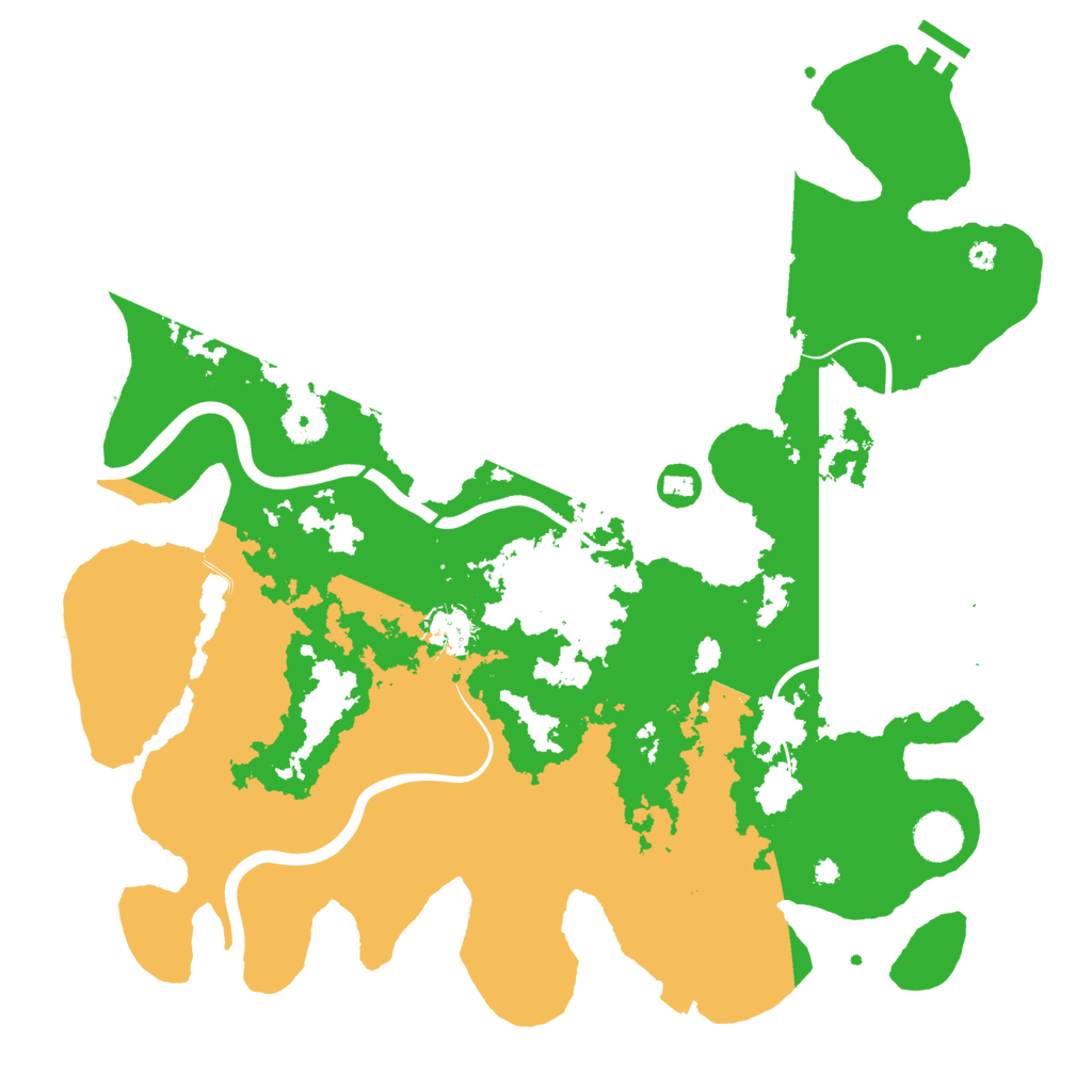 Biome Rust Map: Procedural Map, Size: 3950, Seed: 1128892476