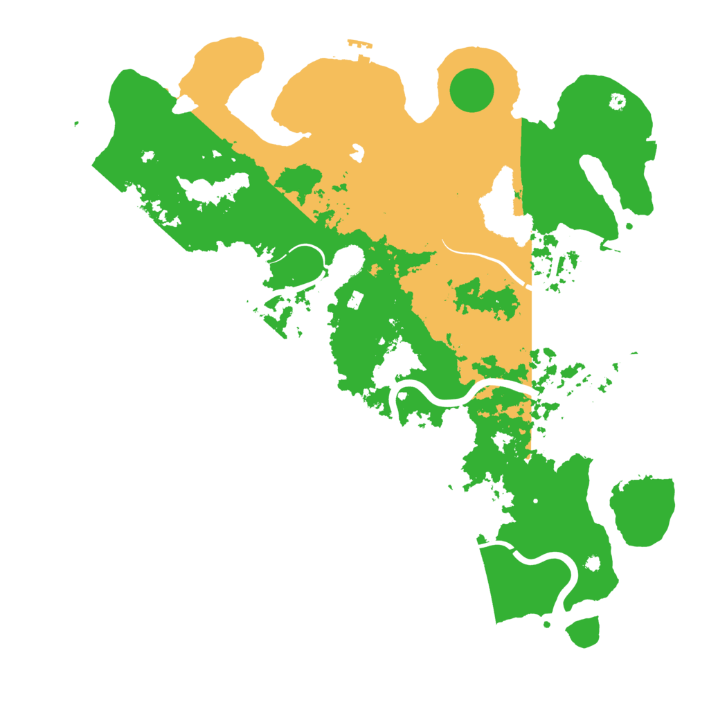 Biome Rust Map: Procedural Map, Size: 4250, Seed: 22633