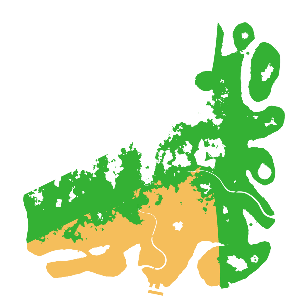 Biome Rust Map: Procedural Map, Size: 4000, Seed: 1411915440
