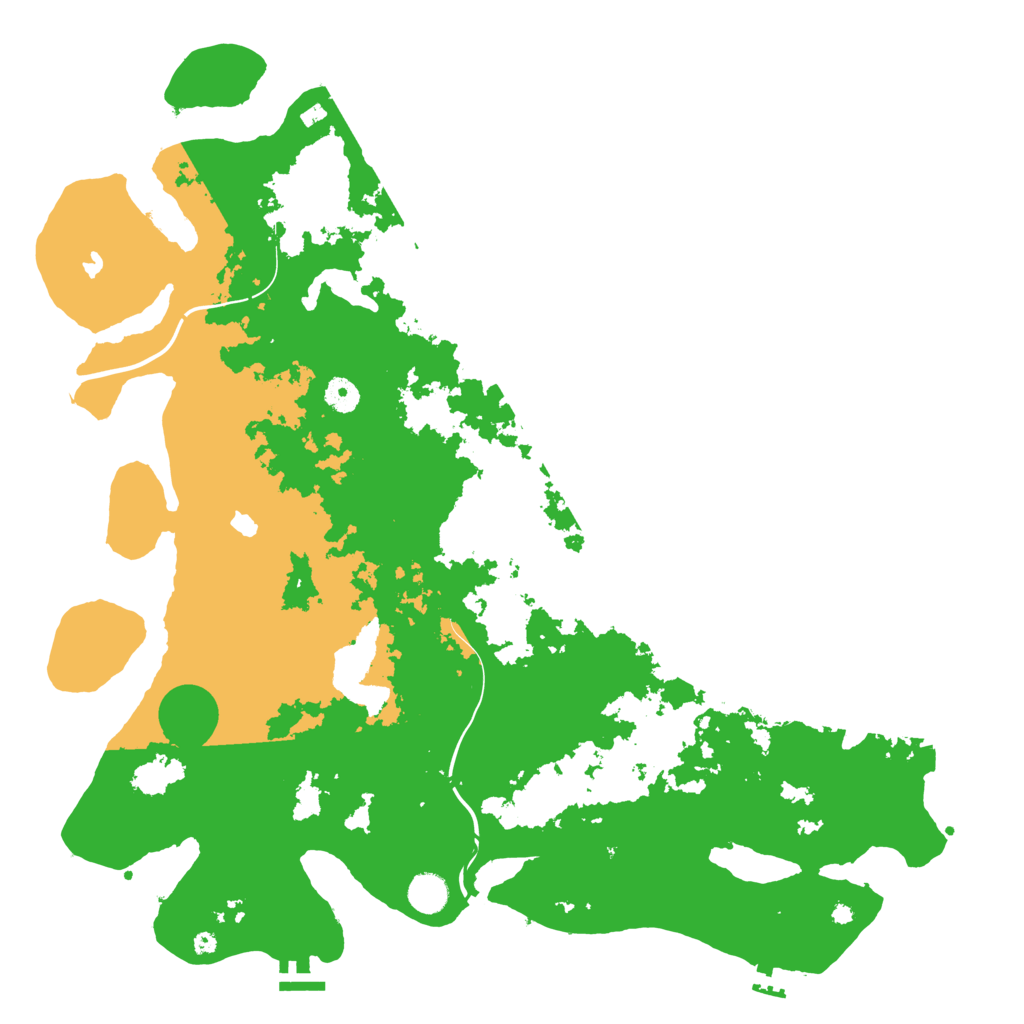 Biome Rust Map: Procedural Map, Size: 4500, Seed: 987655