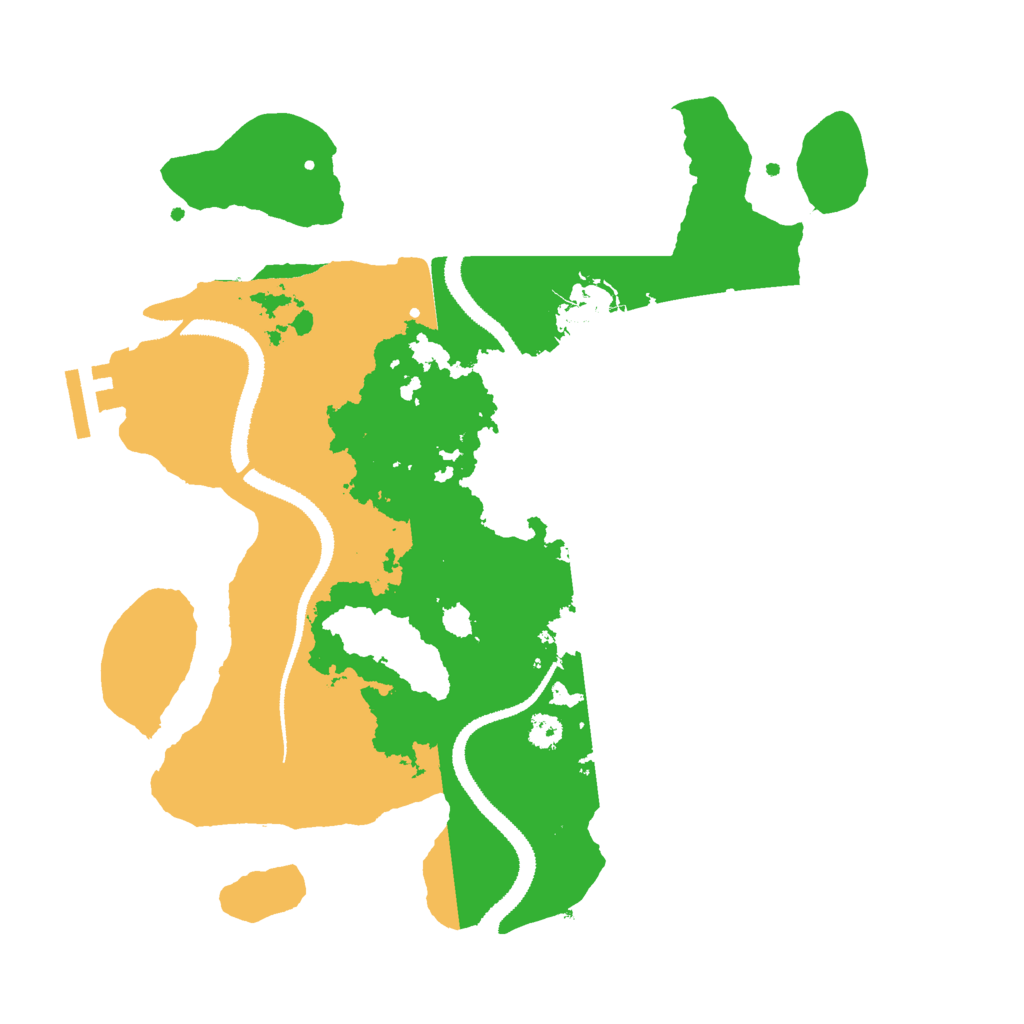 Biome Rust Map: Procedural Map, Size: 3000, Seed: 37774