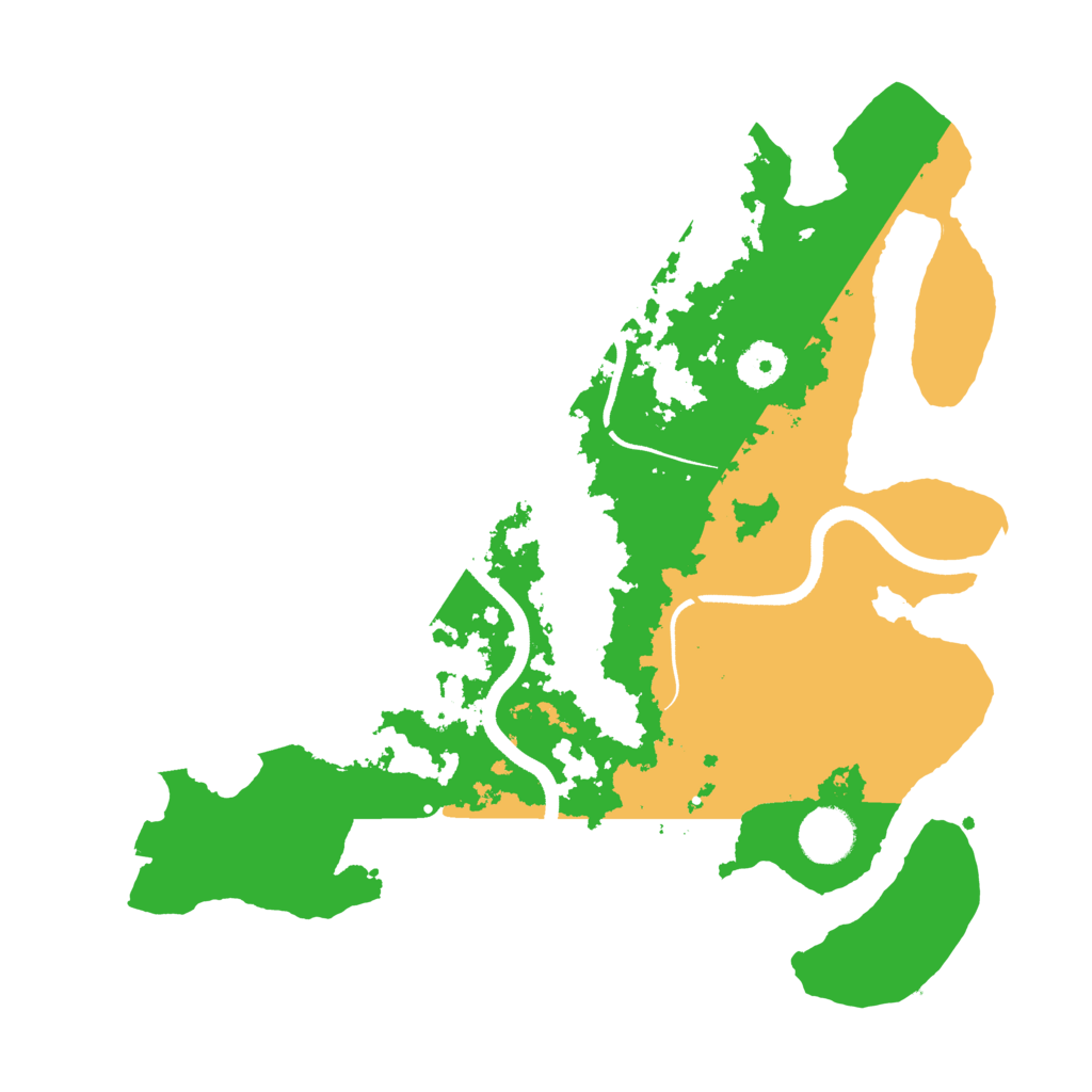 Biome Rust Map: Procedural Map, Size: 3500, Seed: 367758876
