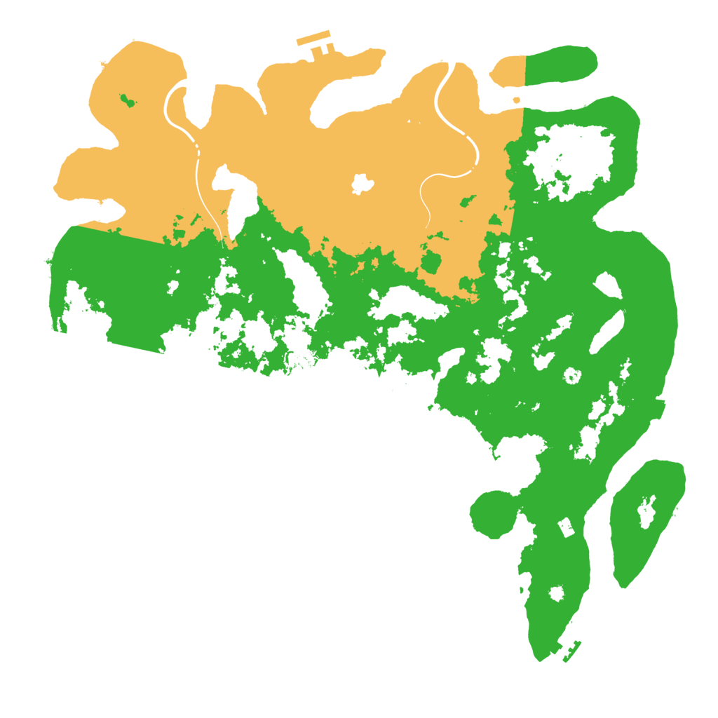 Biome Rust Map: Procedural Map, Size: 4250, Seed: 13827