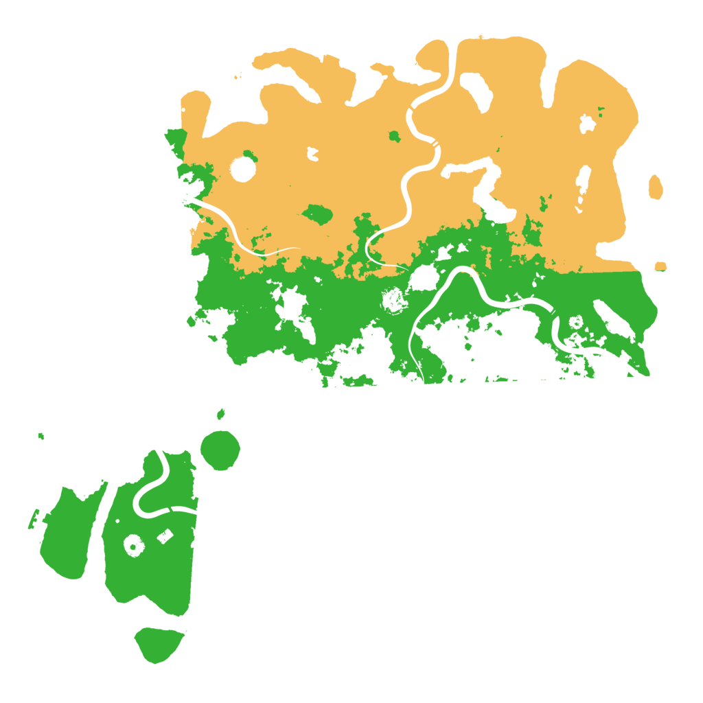 Biome Rust Map: Procedural Map, Size: 5000, Seed: 647741034