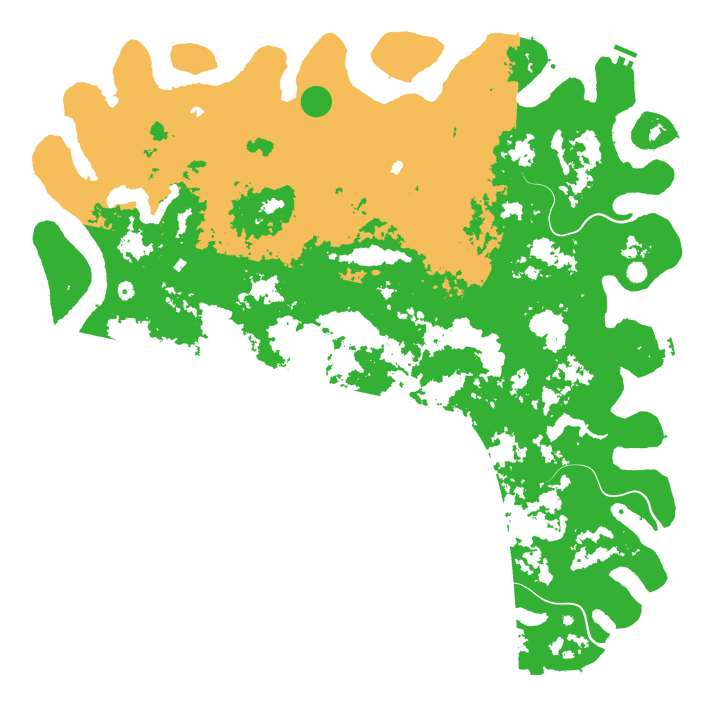 Biome Rust Map: Procedural Map, Size: 6000, Seed: 2090865359