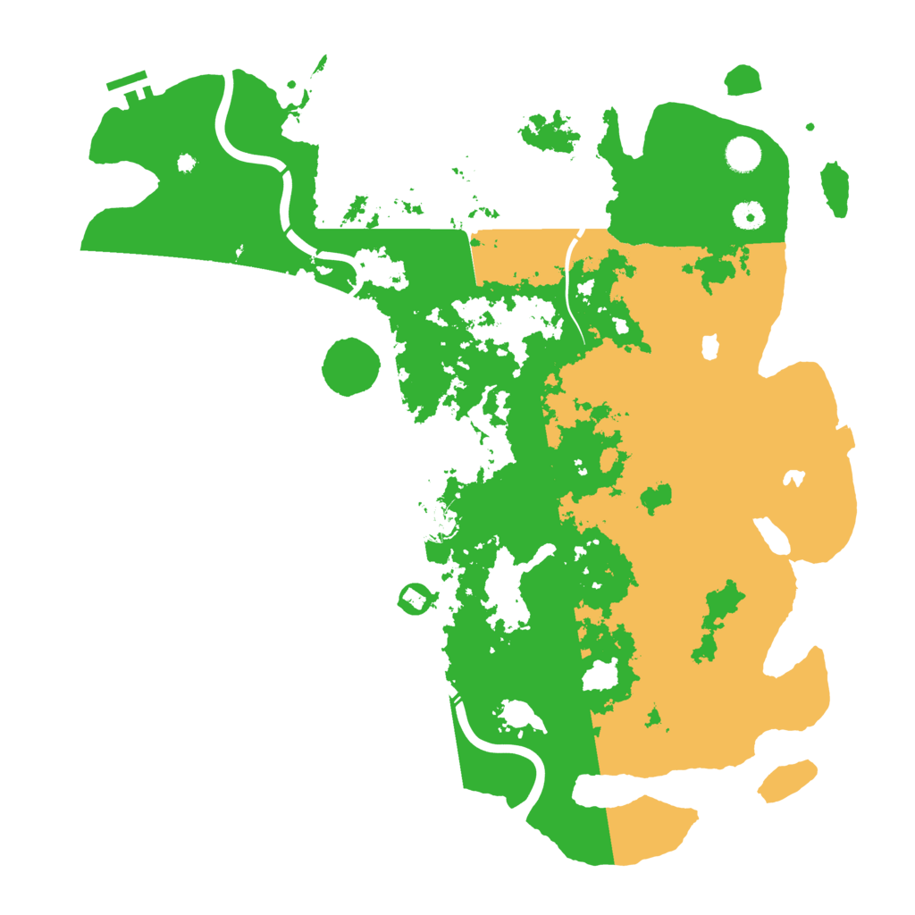 Biome Rust Map: Procedural Map, Size: 4500, Seed: 1345736510