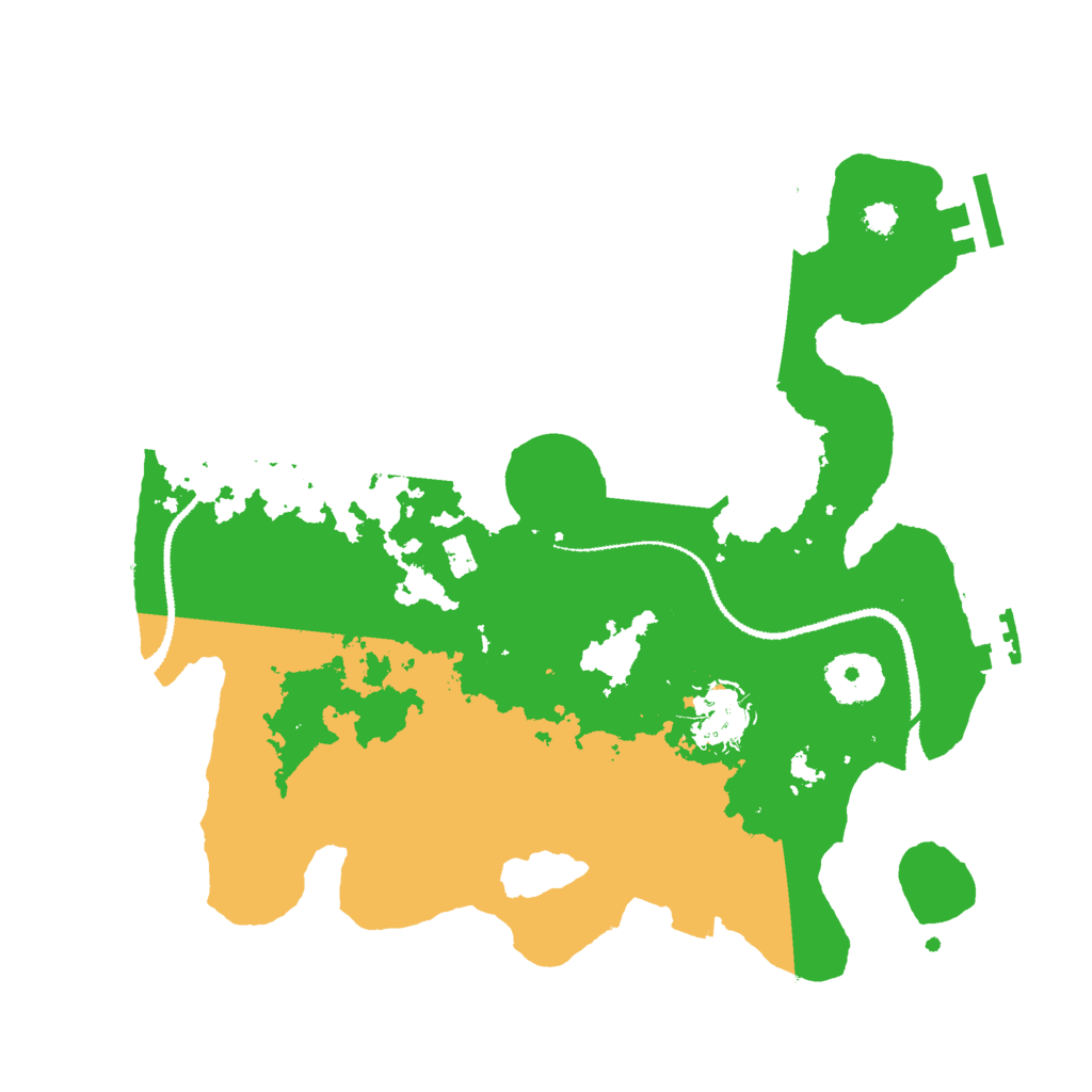 Biome Rust Map: Procedural Map, Size: 3000, Seed: 17520