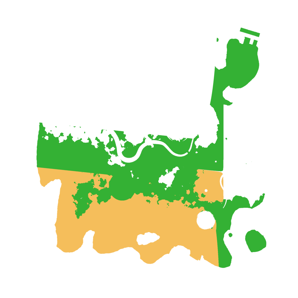 Biome Rust Map: Procedural Map, Size: 3000, Seed: 17520