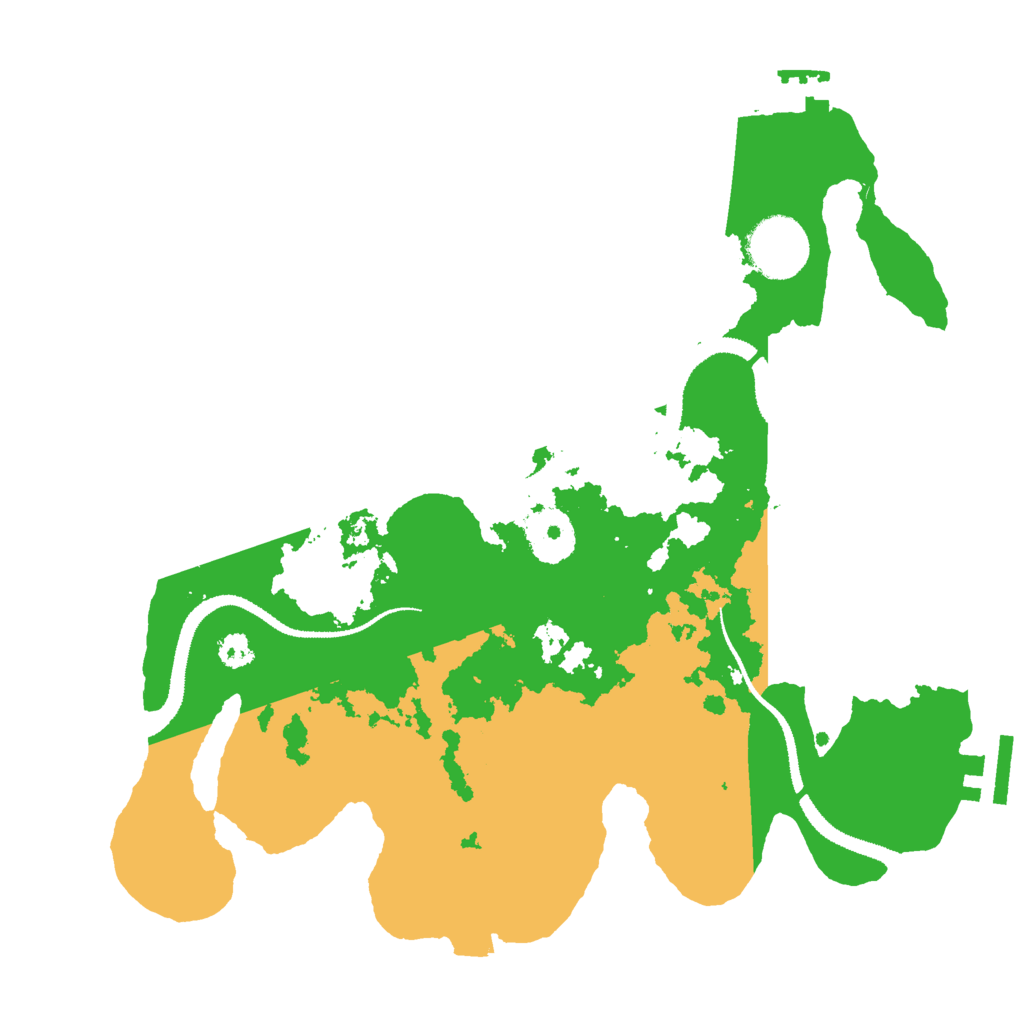 Biome Rust Map: Procedural Map, Size: 3000, Seed: 6284531