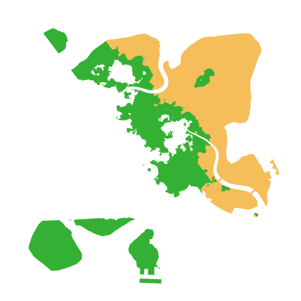 Biome Rust Map: Procedural Map, Size: 2800, Seed: 1947008974