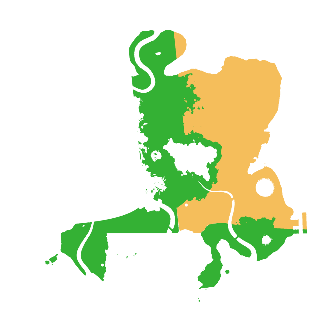 Biome Rust Map: Procedural Map, Size: 3000, Seed: 505050
