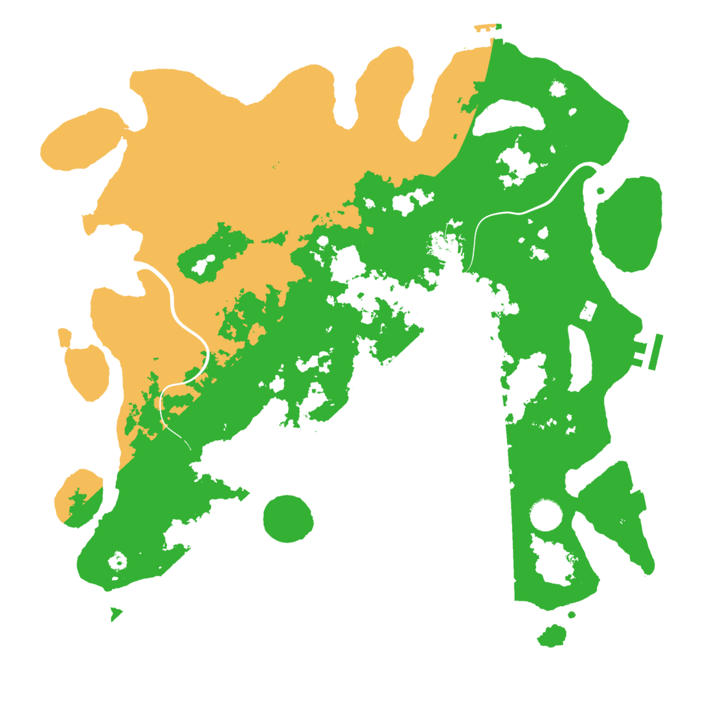 Biome Rust Map: Procedural Map, Size: 3900, Seed: 483729