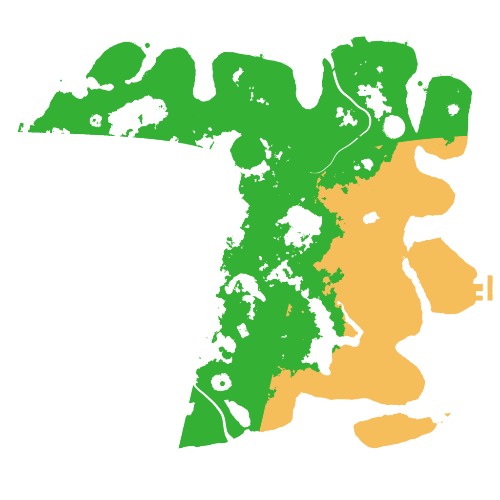 Biome Rust Map: Procedural Map, Size: 4000, Seed: 26212