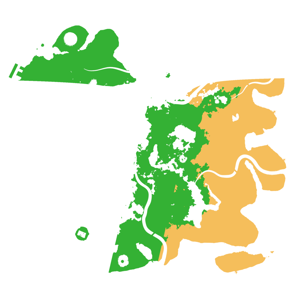 Biome Rust Map: Procedural Map, Size: 4000, Seed: 26212