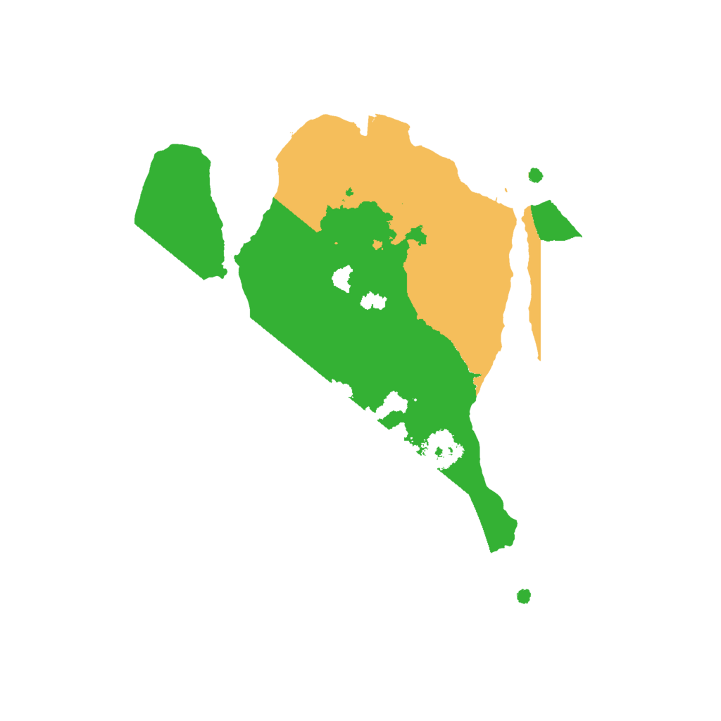 Biome Rust Map: Procedural Map, Size: 2000, Seed: 9119114