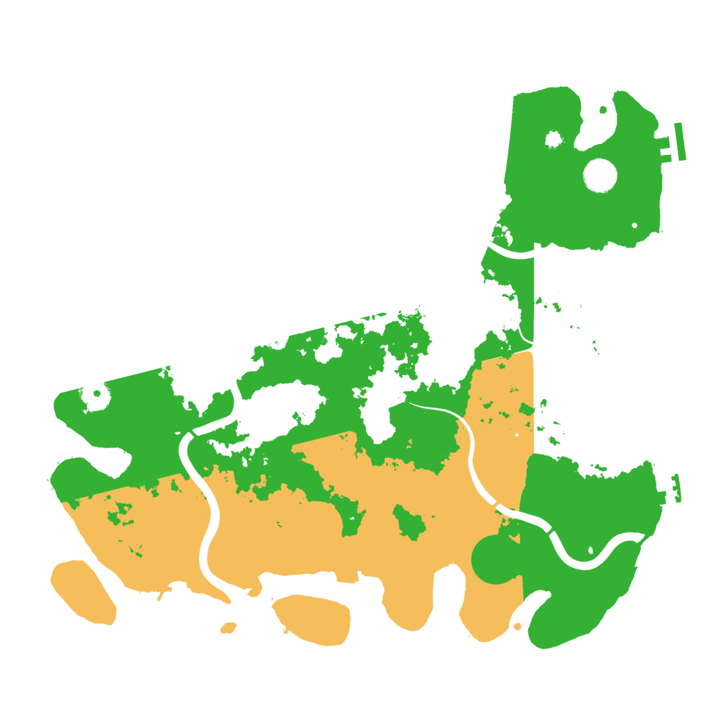 Biome Rust Map: Procedural Map, Size: 3800, Seed: 1158506953