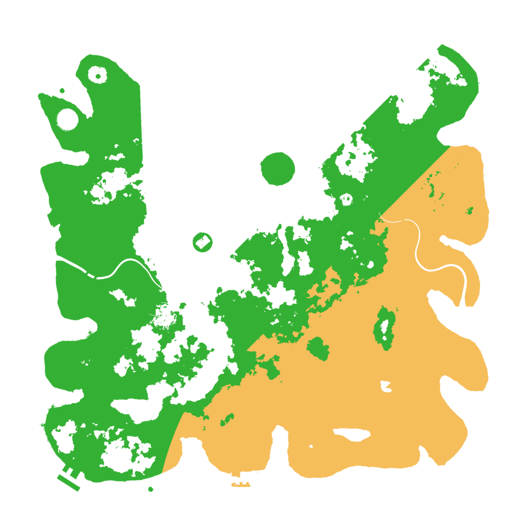 Biome Rust Map: Procedural Map, Size: 4250, Seed: 994562