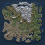 Thumbnail Rust Map: Procedural Map, Size: 4500, Seed: 1716903497, 17 Monuments