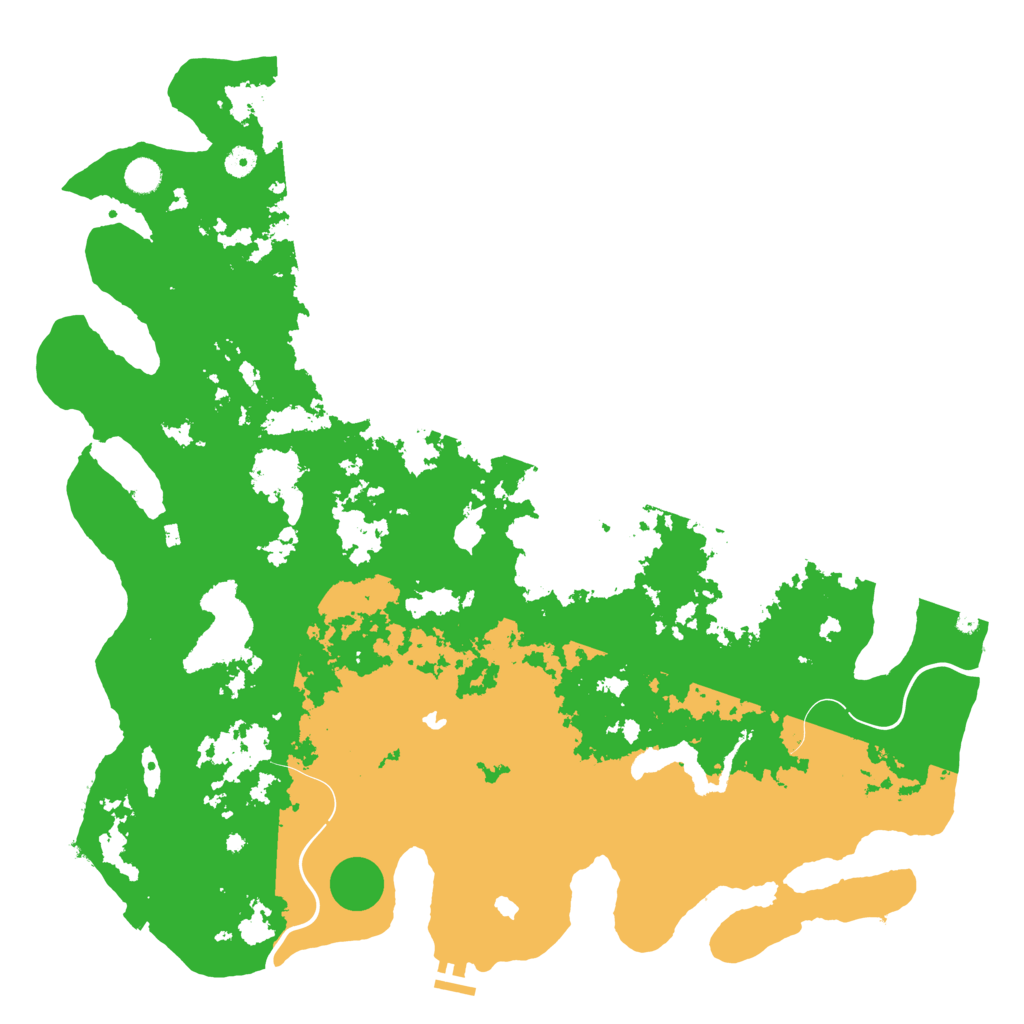 Biome Rust Map: Procedural Map, Size: 5000, Seed: 562712951