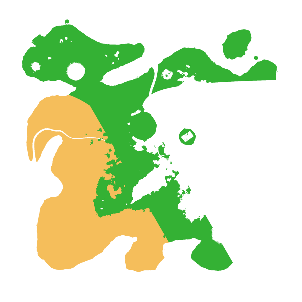 Biome Rust Map: Procedural Map, Size: 3000, Seed: 4548765