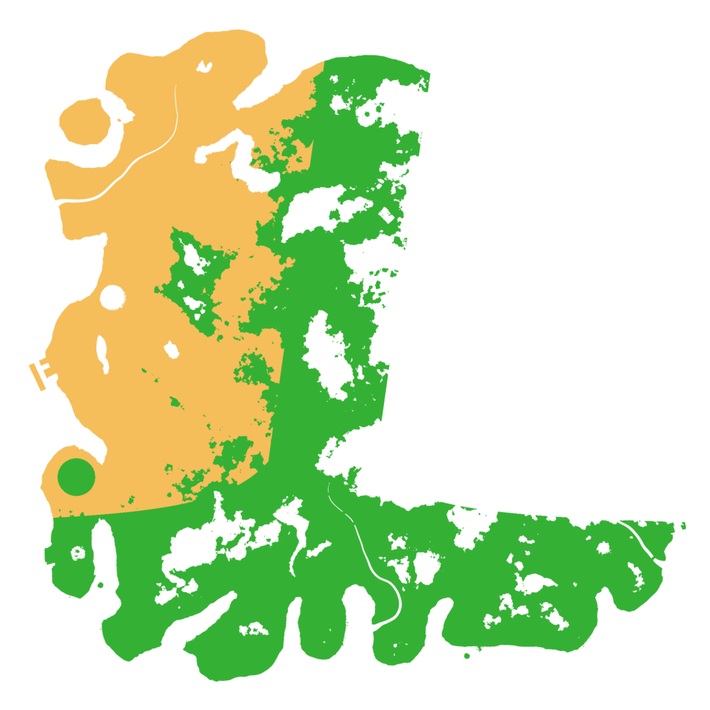 Biome Rust Map: Procedural Map, Size: 5000, Seed: 67296999