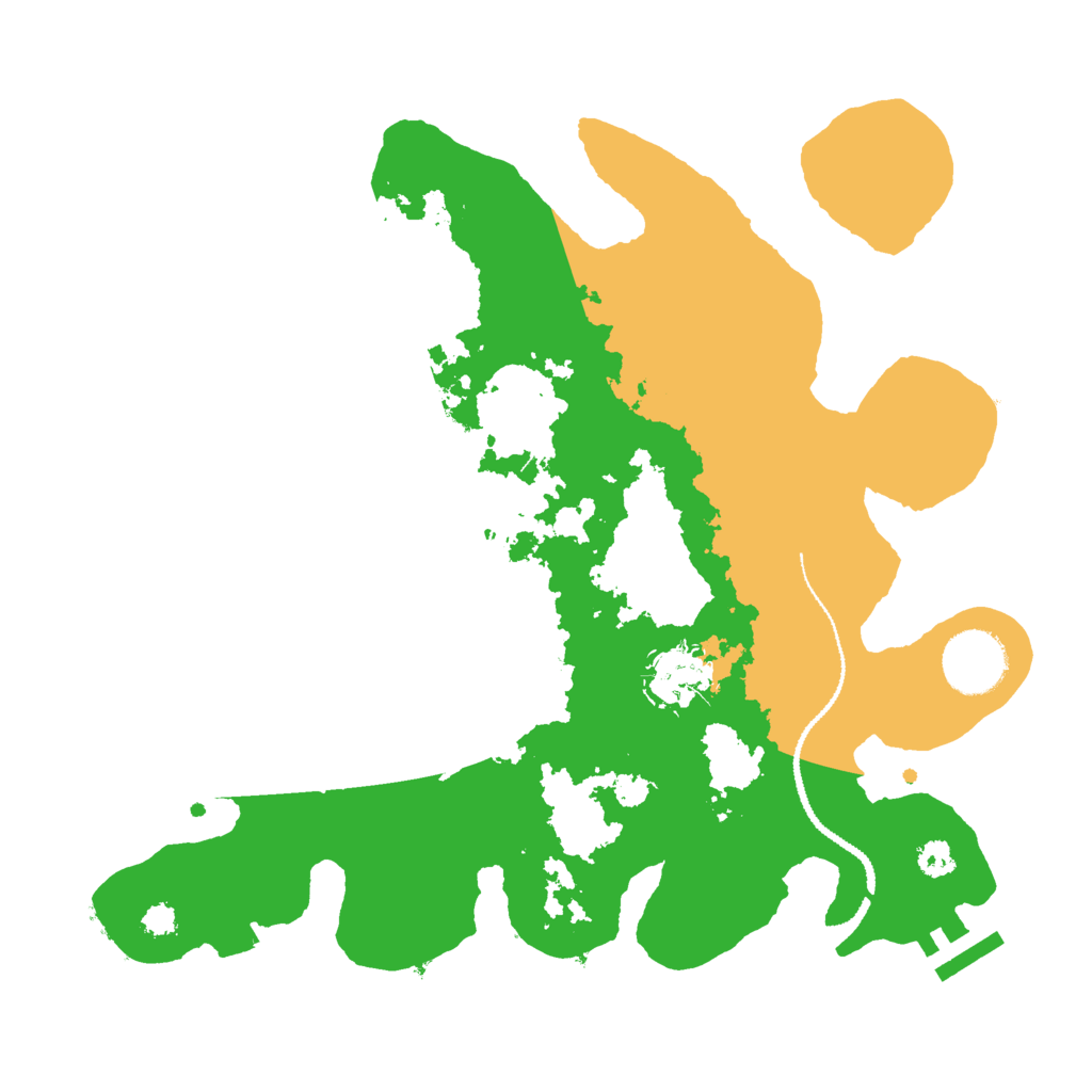 Biome Rust Map: Procedural Map, Size: 3000, Seed: 27204