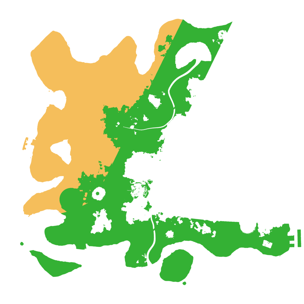 Biome Rust Map: Procedural Map, Size: 3500, Seed: 1898365266