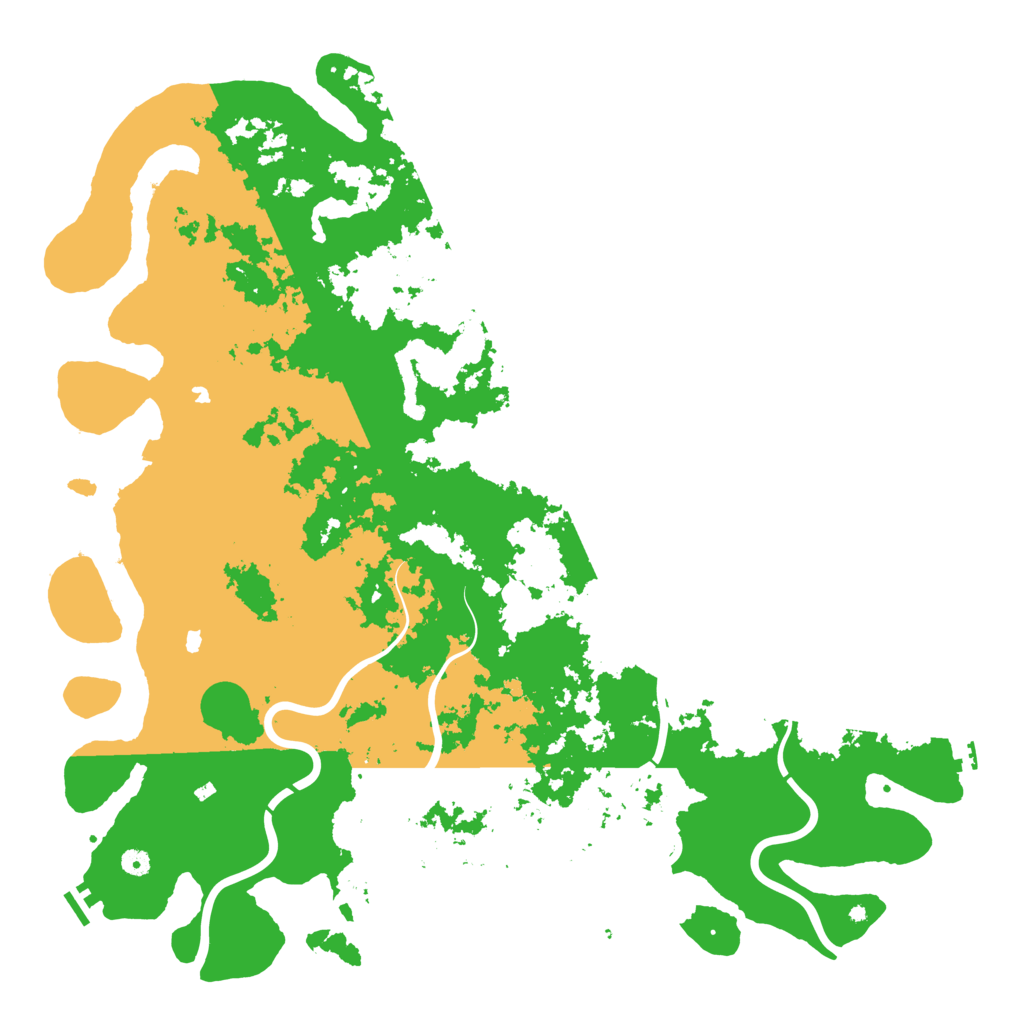 Biome Rust Map: Procedural Map, Size: 5500, Seed: 40000