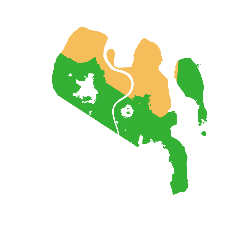 Biome Rust Map: Procedural Map, Size: 2000, Seed: 86987