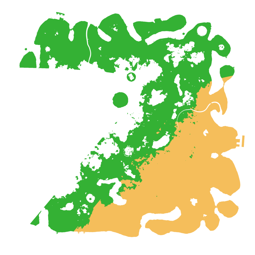 Biome Rust Map: Procedural Map, Size: 4500, Seed: 219