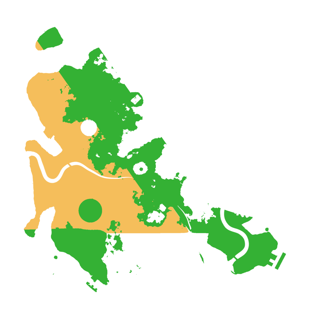 Biome Rust Map: Procedural Map, Size: 3500, Seed: 1085353723