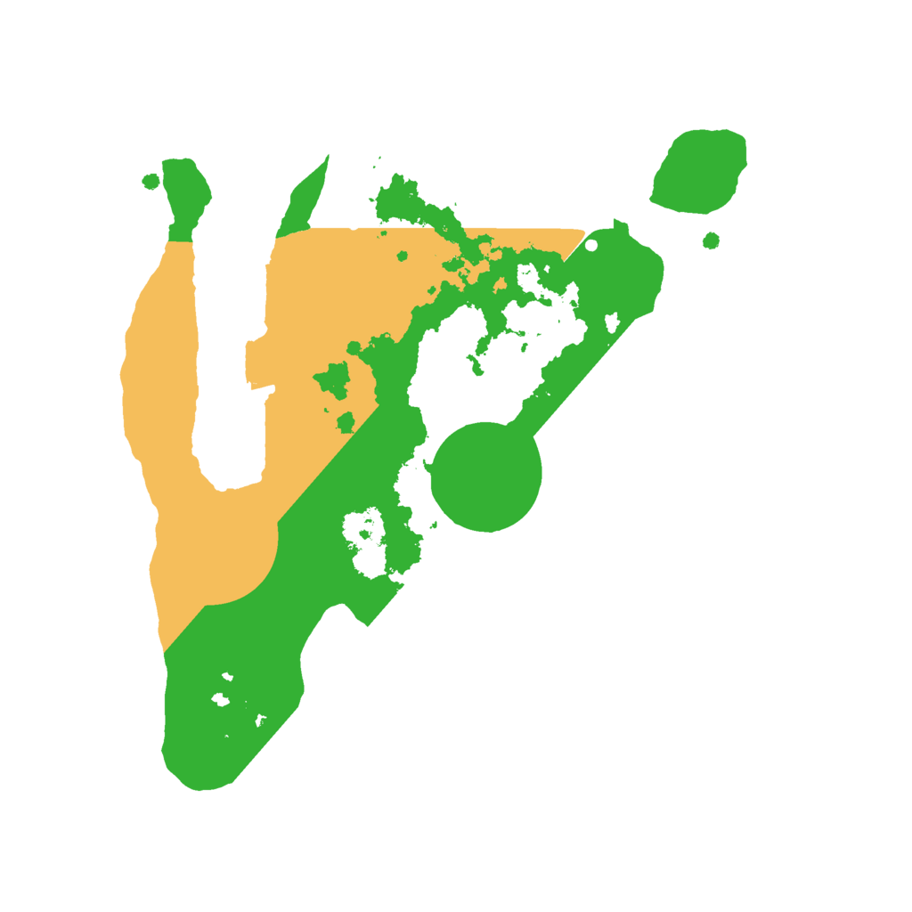 Biome Rust Map: Procedural Map, Size: 2200, Seed: 30500