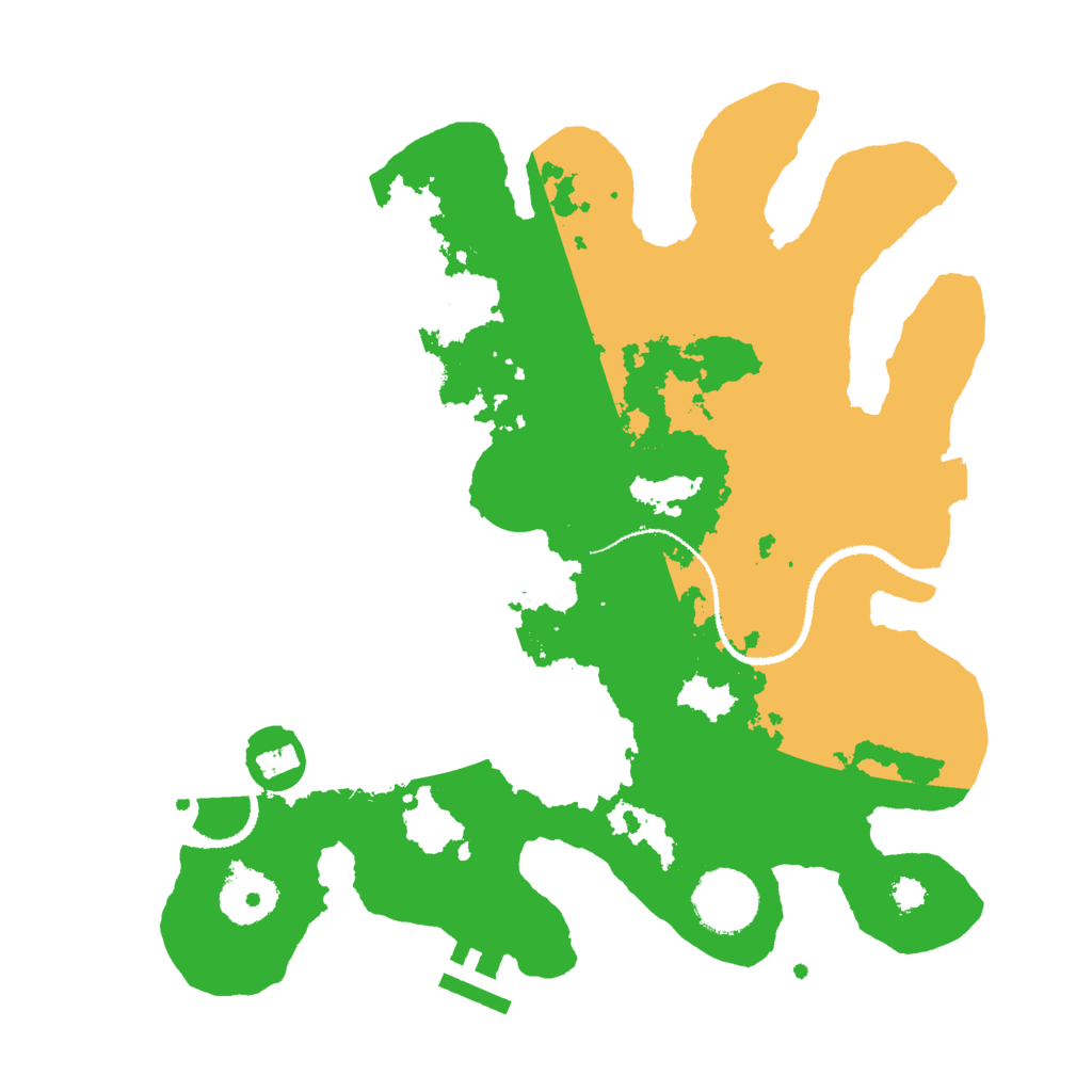 Biome Rust Map: Procedural Map, Size: 3000, Seed: 86463
