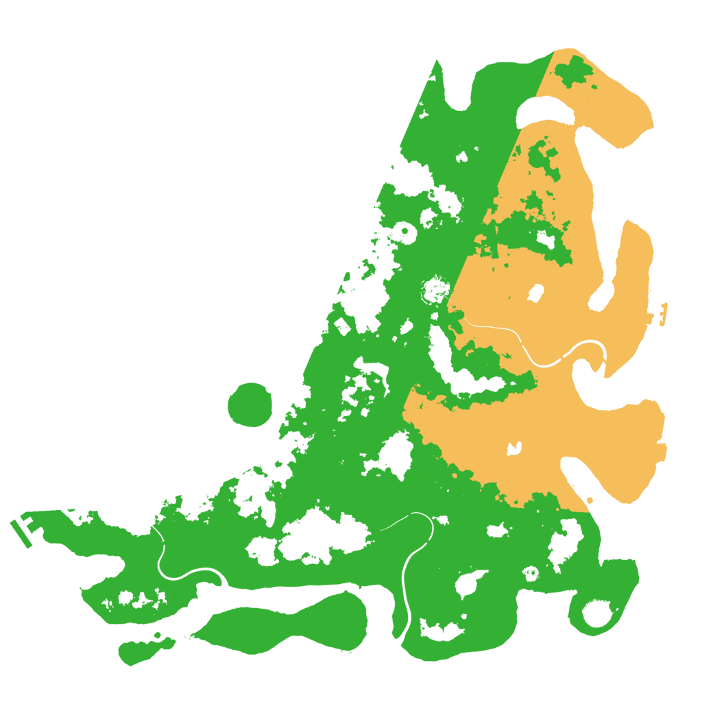 Biome Rust Map: Procedural Map, Size: 4500, Seed: 957345712
