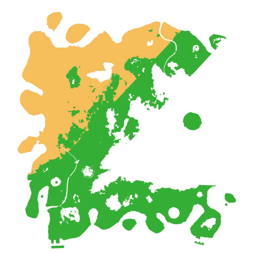 Biome Rust Map: Procedural Map, Size: 4000, Seed: 20250404