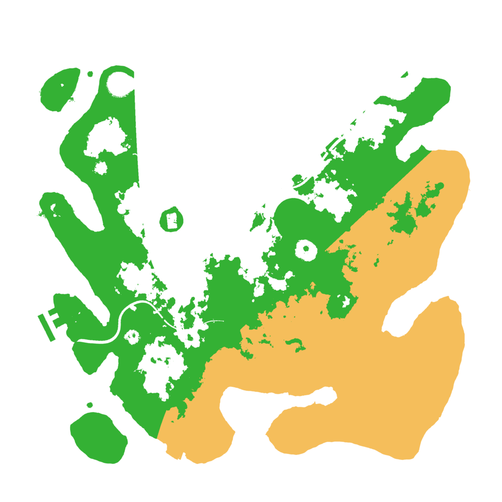 Biome Rust Map: Procedural Map, Size: 3500, Seed: 1733951654