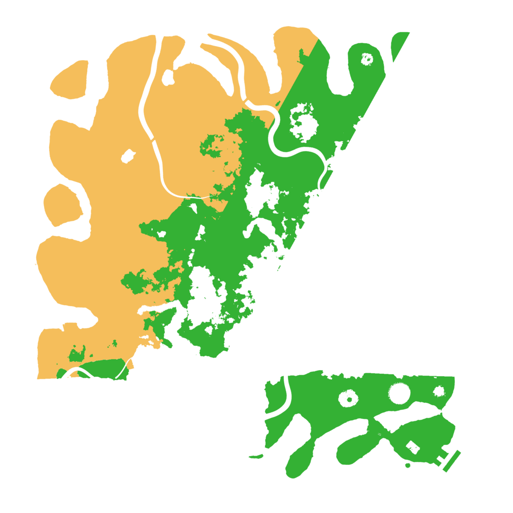 Biome Rust Map: Procedural Map, Size: 4200, Seed: 588762657