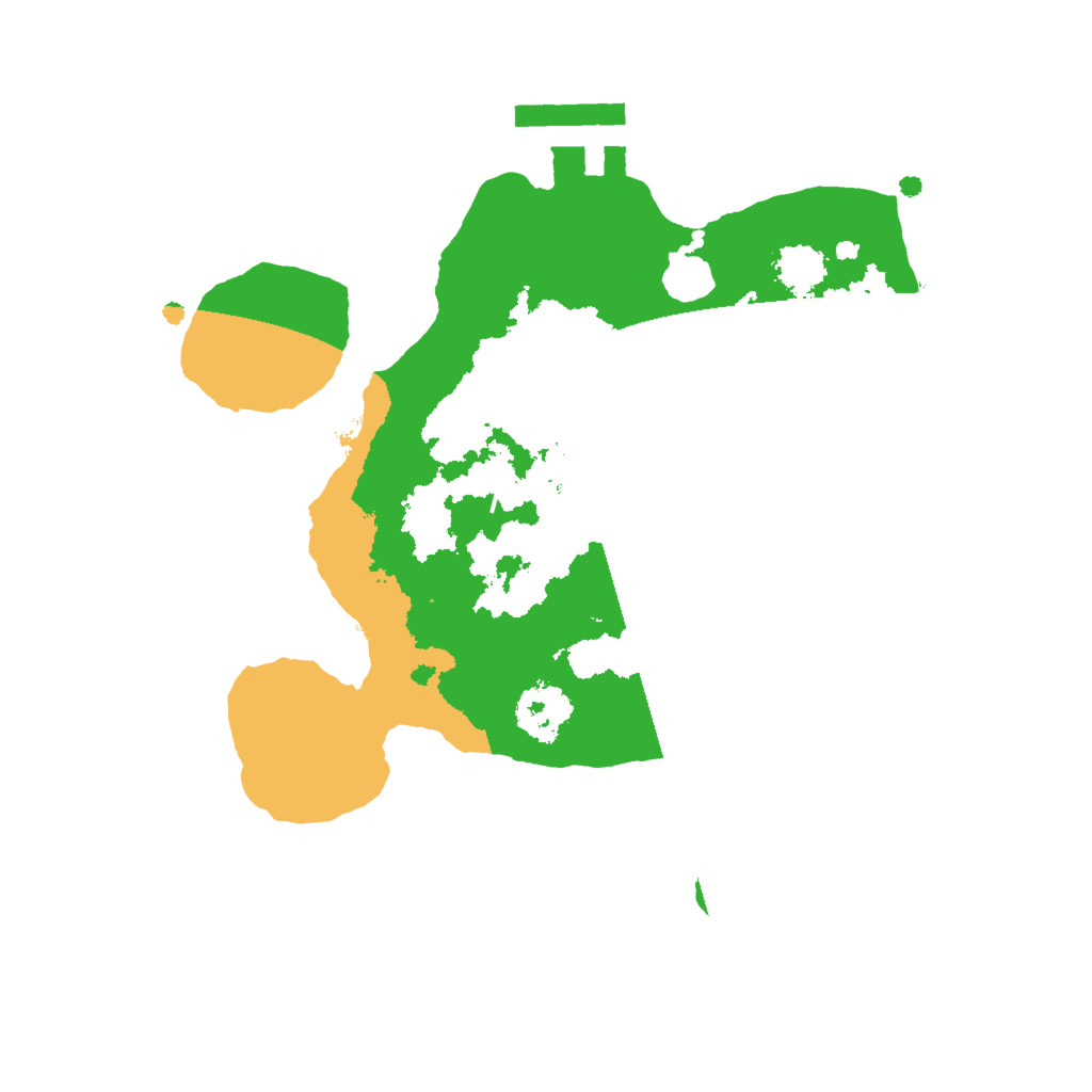 Biome Rust Map: Procedural Map, Size: 2000, Seed: 1344730768