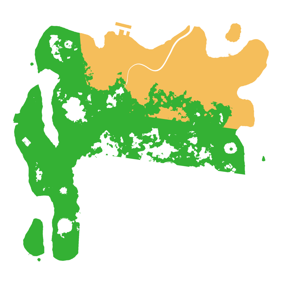 Biome Rust Map: Procedural Map, Size: 3650, Seed: 80830236