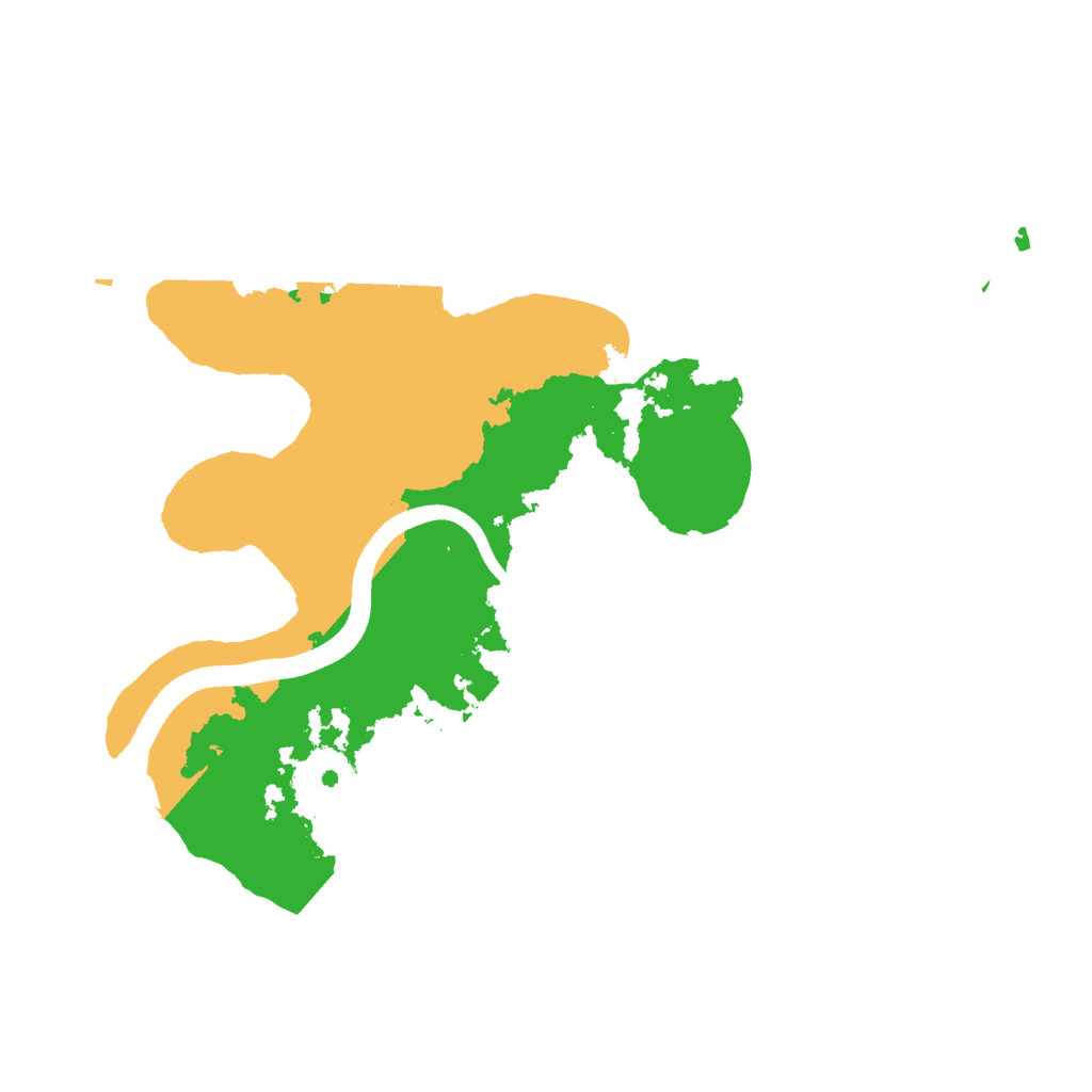 Biome Rust Map: Procedural Map, Size: 2500, Seed: 657229363