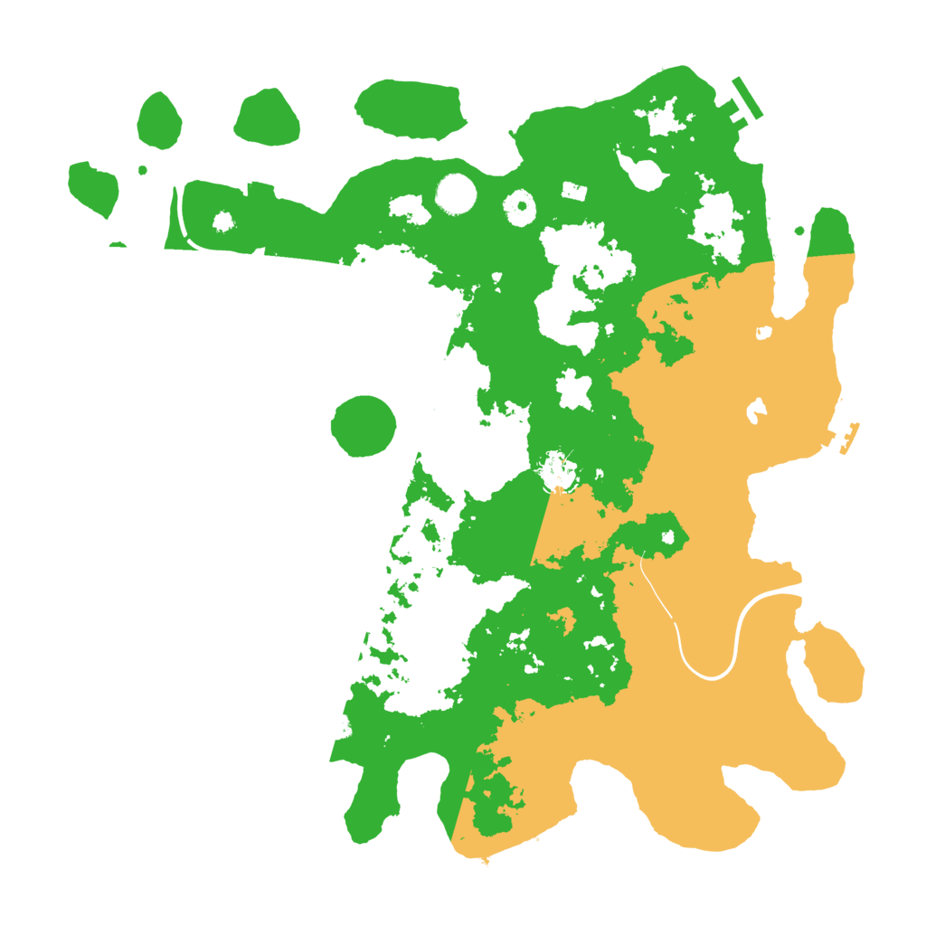 Biome Rust Map: Procedural Map, Size: 4050, Seed: 2054789531