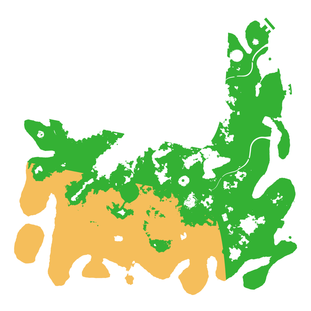 Biome Rust Map: Procedural Map, Size: 4500, Seed: 1656738773